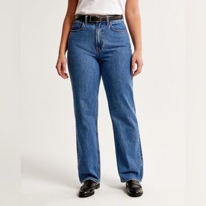 Abercrombie & Fitch Blue High Rise Women Jeans